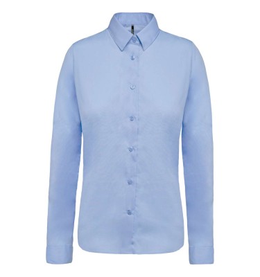 LADIES’ LONG-SLEEVED COTTON POPLIN SHIRT