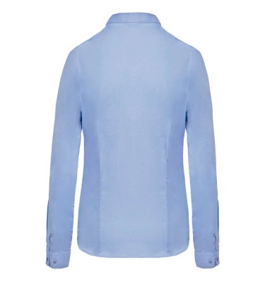 LADIES’ LONG-SLEEVED COTTON POPLIN SHIRT
