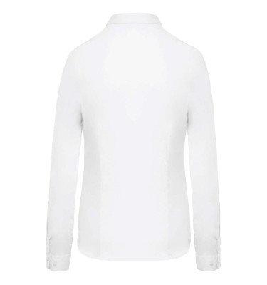 LADIES’ LONG-SLEEVED COTTON POPLIN SHIRT