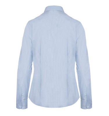 LADIES’ LONG-SLEEVED COTTON POPLIN SHIRT