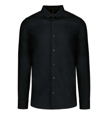 MEN’S LONG-SLEEVED COTTON POPLIN SHIRT