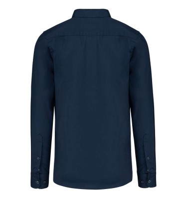MEN’S LONG-SLEEVED COTTON POPLIN SHIRT