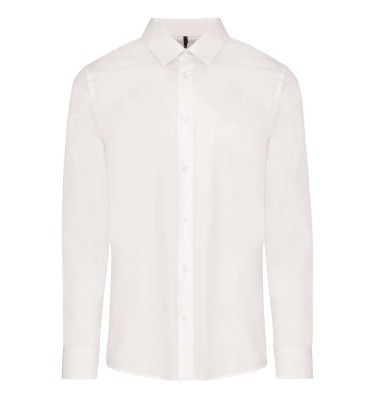 MEN’S LONG-SLEEVED COTTON POPLIN SHIRT