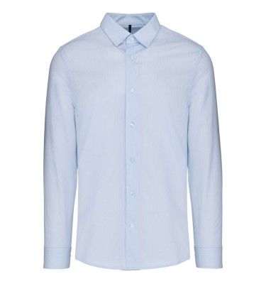 MEN’S LONG-SLEEVED COTTON POPLIN SHIRT