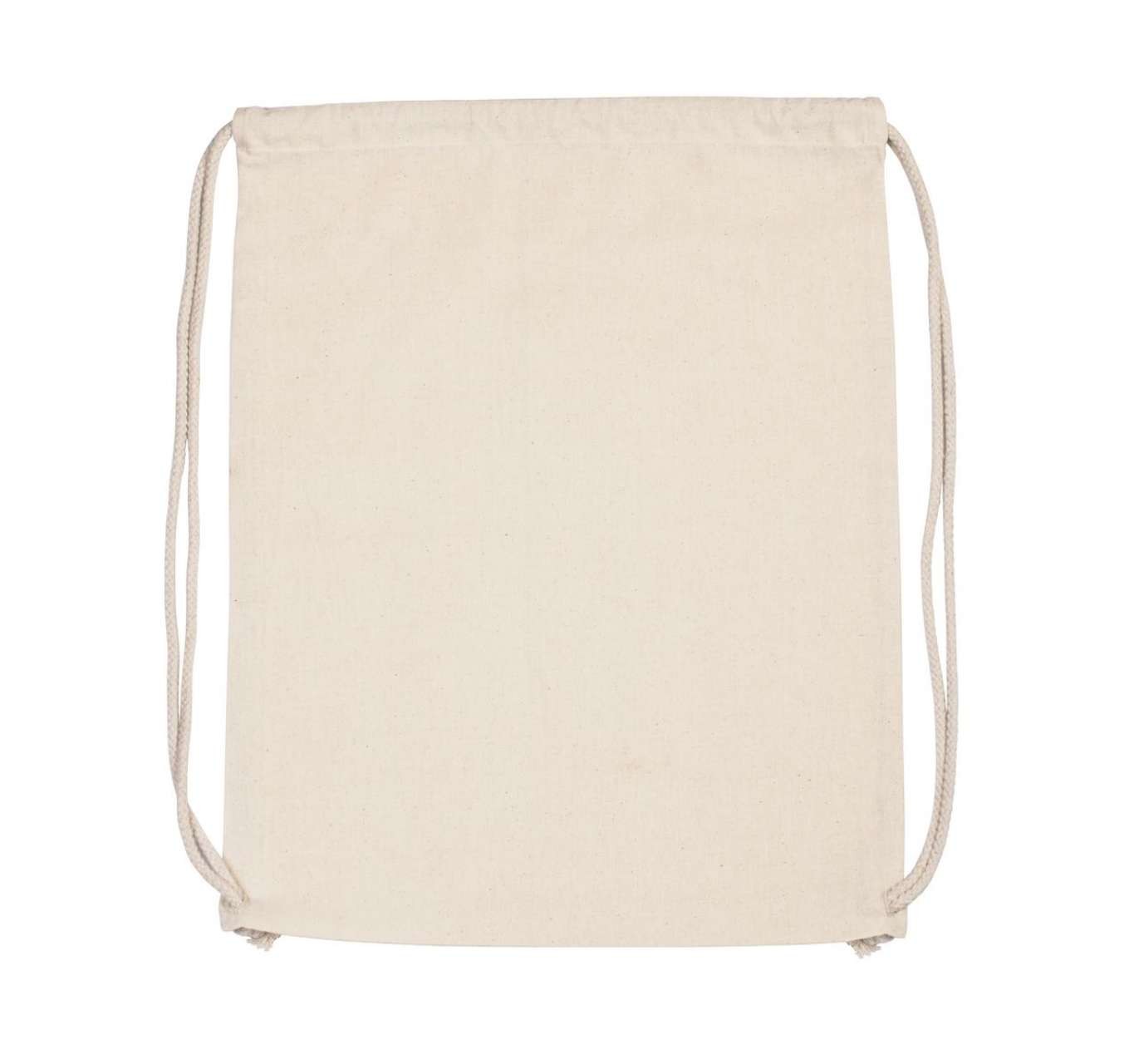 ORGANIC COTTON BACKPACK WITH DRAWSTRING CARRY HANDLES