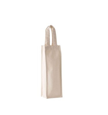 COTTON CANVAS BOTTLE BAG