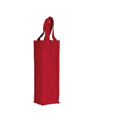 COTTON CANVAS BOTTLE BAG