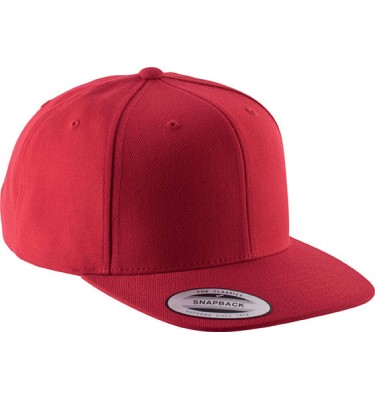 FLAT PEAK CAP - 6 PANELS