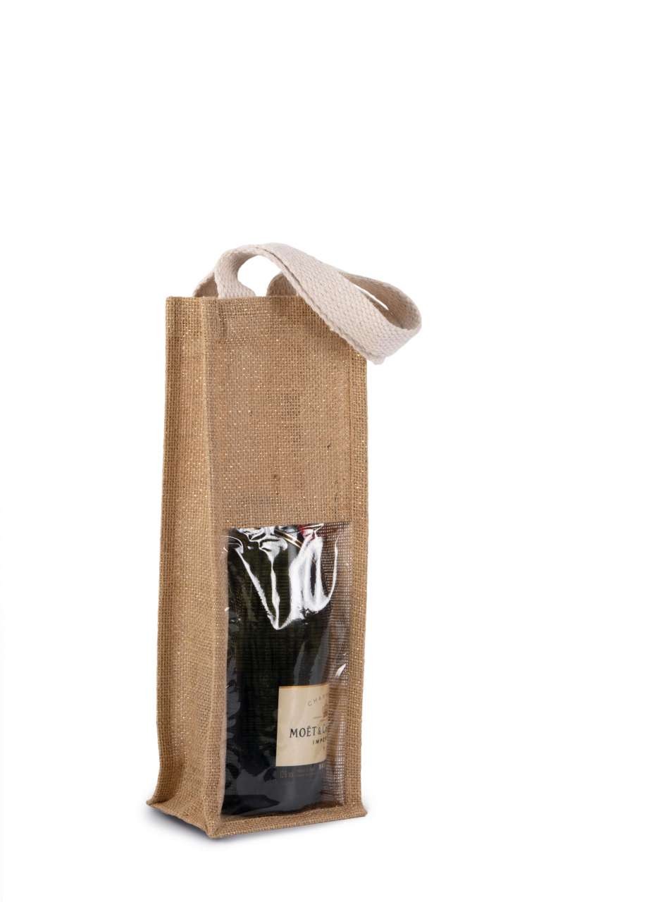 JUTE BOTTLE BAG