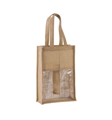 JUTE BOTTLE BAG