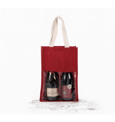 JUTE BOTTLE BAG
