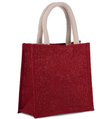 JUTE CANVAS TOTE - SMALL