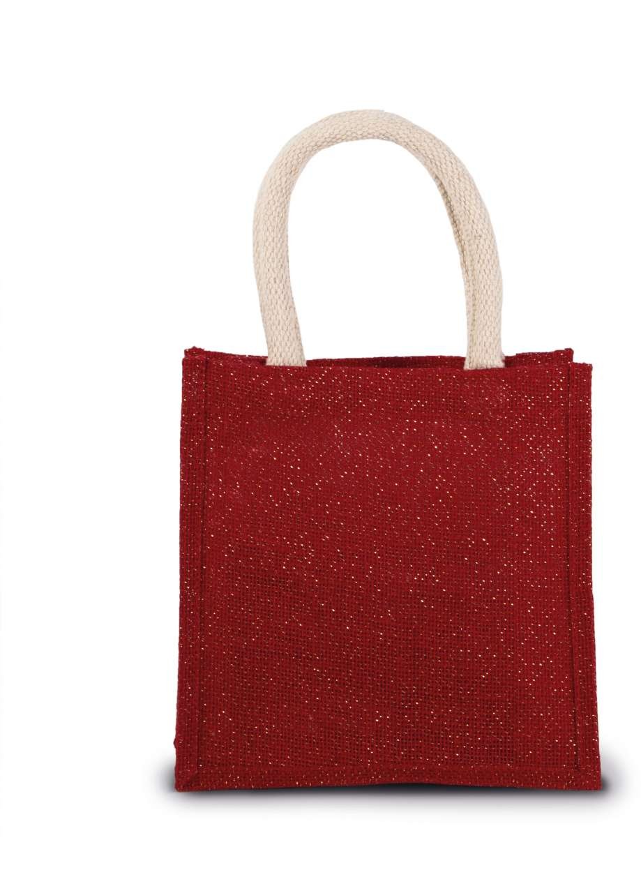 JUTE CANVAS TOTE - SMALL