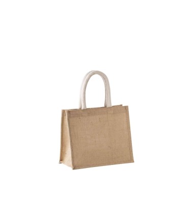 JUTE CANVAS TOTE - MEDIUM