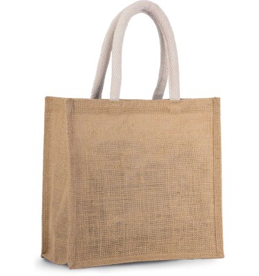 JUTE CANVAS TOTE - MEDIUM