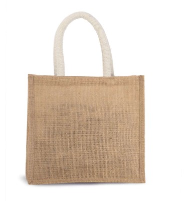 JUTE CANVAS TOTE - MEDIUM
