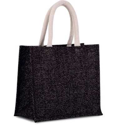 JUTE CANVAS TOTE - MEDIUM