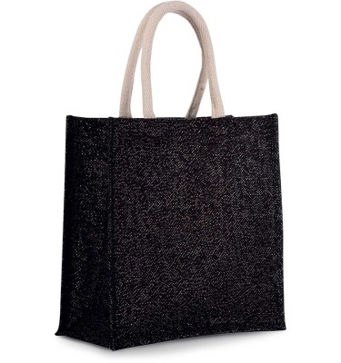 JUTE CANVAS TOTE - LARGE
