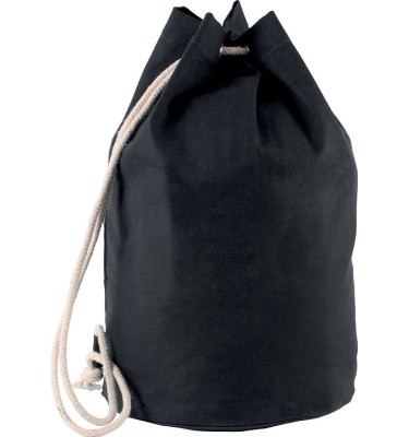 COTTON SAILOR-STYLE BAG WITH DRAWSTRING