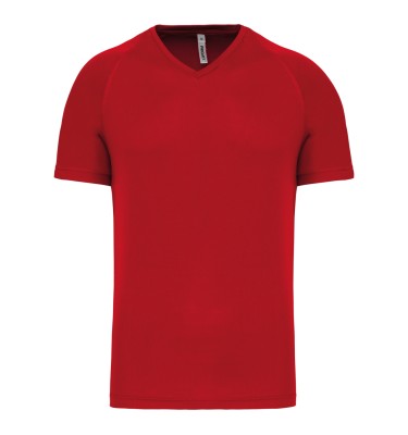 MEN’S V-NECK SHORT-SLEEVED SPORTS T-SHIRT
