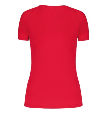 LADIES’ V-NECK SHORT-SLEEVED SPORTS T-SHIRT