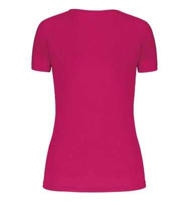 LADIES’ V-NECK SHORT-SLEEVED SPORTS T-SHIRT