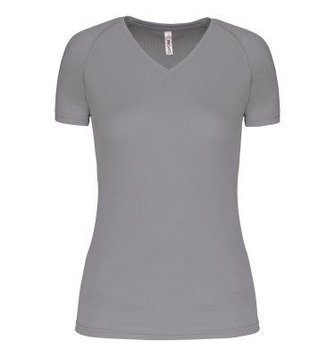 LADIES’ V-NECK SHORT-SLEEVED SPORTS T-SHIRT