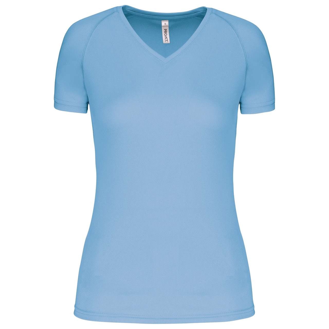 LADIES’ V-NECK SHORT-SLEEVED SPORTS T-SHIRT