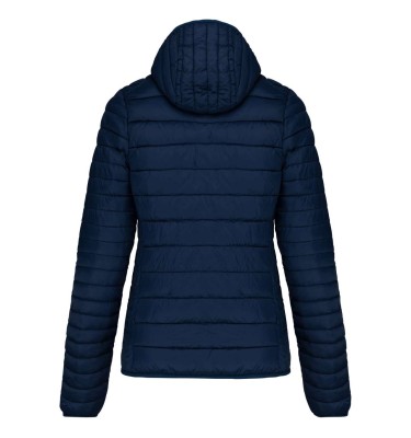 LADIES' LIGHTWEIGHT HOODED PADDED JACKET