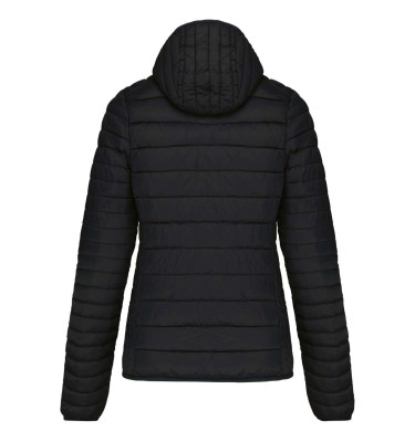 LADIES' LIGHTWEIGHT HOODED PADDED JACKET