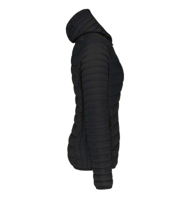 LADIES' LIGHTWEIGHT HOODED PADDED JACKET