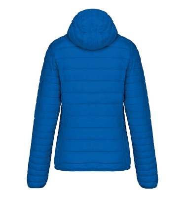 LADIES' LIGHTWEIGHT HOODED PADDED JACKET