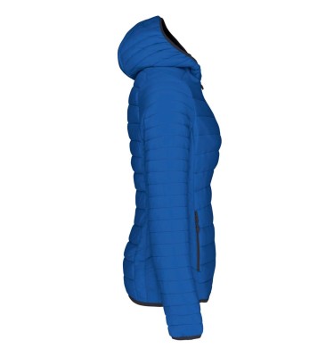 LADIES' LIGHTWEIGHT HOODED PADDED JACKET