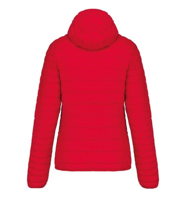 LADIES' LIGHTWEIGHT HOODED PADDED JACKET