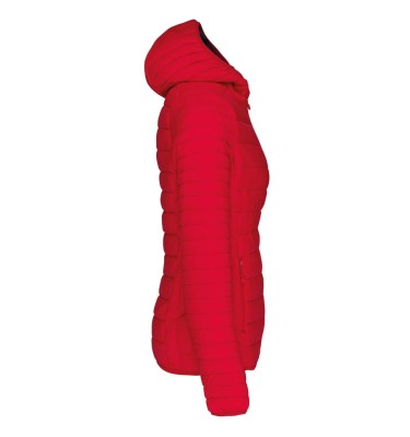 LADIES' LIGHTWEIGHT HOODED PADDED JACKET