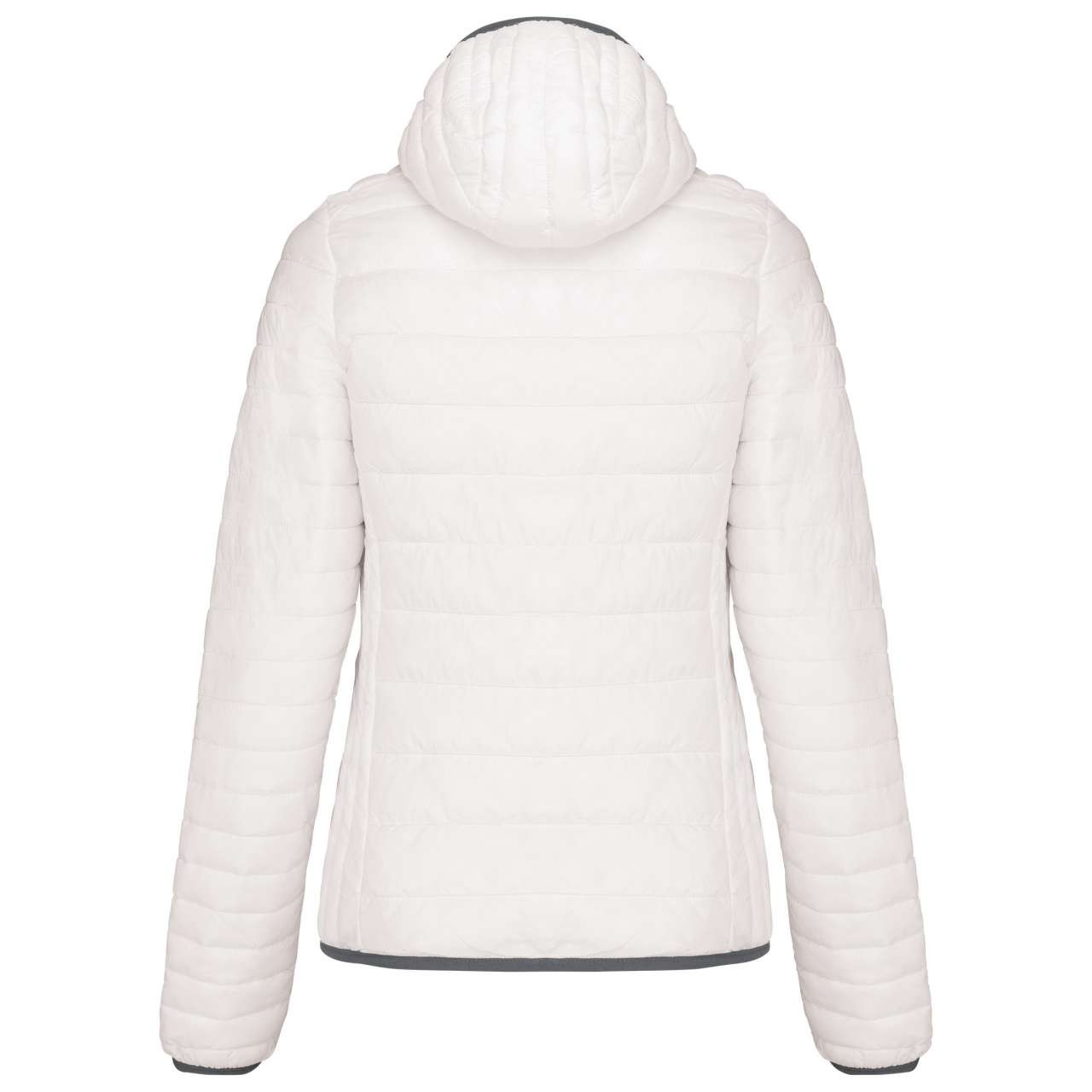 LADIES' LIGHTWEIGHT HOODED PADDED JACKET