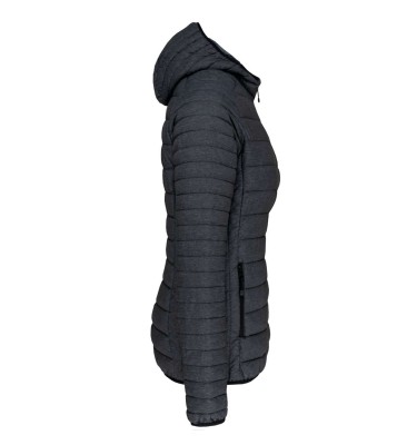 LADIES' LIGHTWEIGHT HOODED PADDED JACKET