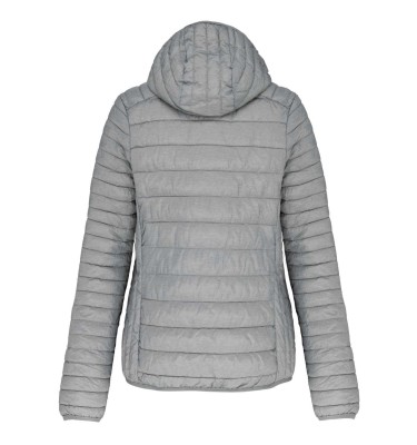 LADIES' LIGHTWEIGHT HOODED PADDED JACKET