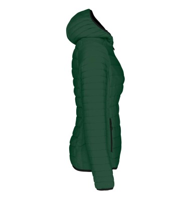 LADIES' LIGHTWEIGHT HOODED PADDED JACKET