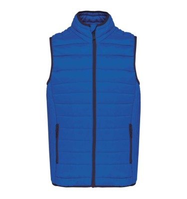 MEN’S LIGHTWEIGHT SLEEVELESS FAKE DOWN JACKET