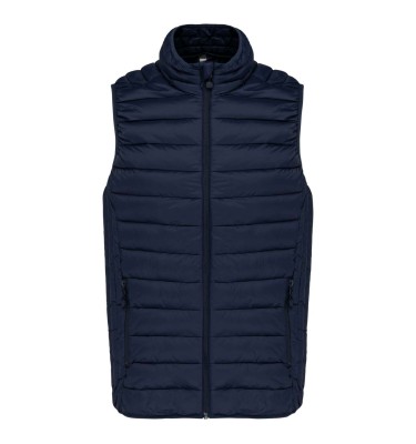 MEN’S LIGHTWEIGHT SLEEVELESS FAKE DOWN JACKET