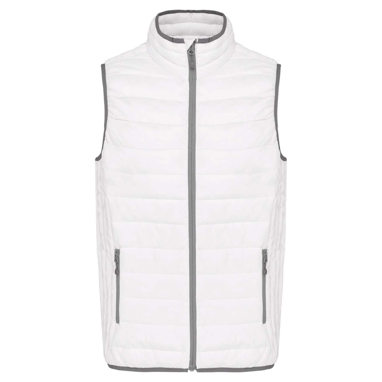 MEN’S LIGHTWEIGHT SLEEVELESS FAKE DOWN JACKET