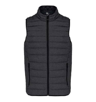 MEN’S LIGHTWEIGHT SLEEVELESS FAKE DOWN JACKET
