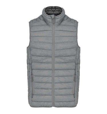 MEN’S LIGHTWEIGHT SLEEVELESS FAKE DOWN JACKET