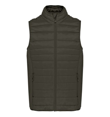 MEN’S LIGHTWEIGHT SLEEVELESS FAKE DOWN JACKET