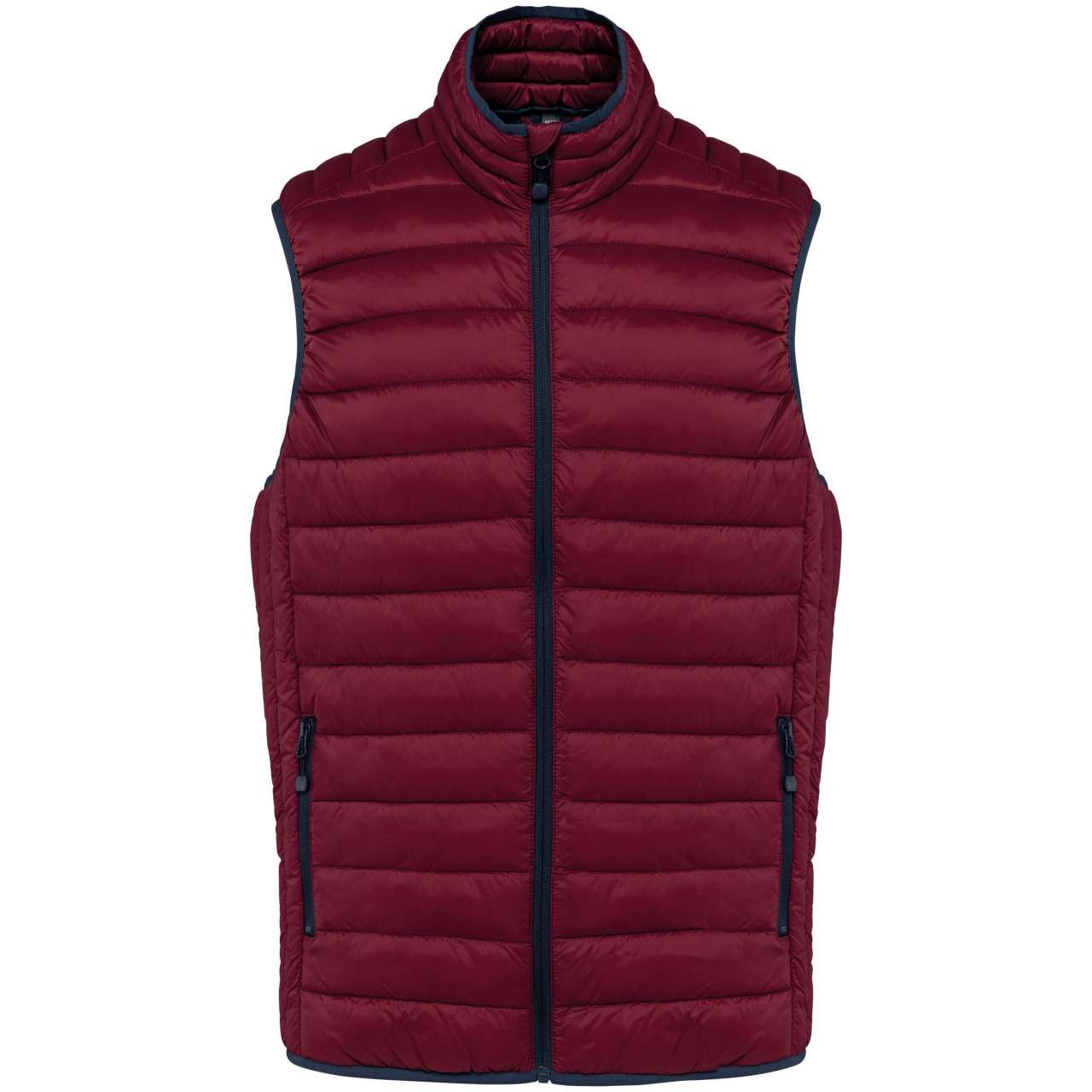 MEN’S LIGHTWEIGHT SLEEVELESS FAKE DOWN JACKET