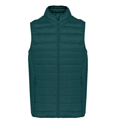 MEN’S LIGHTWEIGHT SLEEVELESS FAKE DOWN JACKET