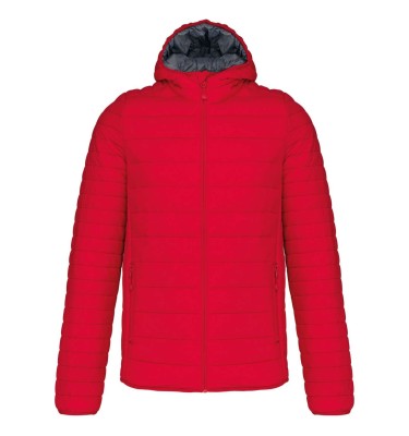 MEN'S LIGHTWEIGHT HOODED PADDED JACKET