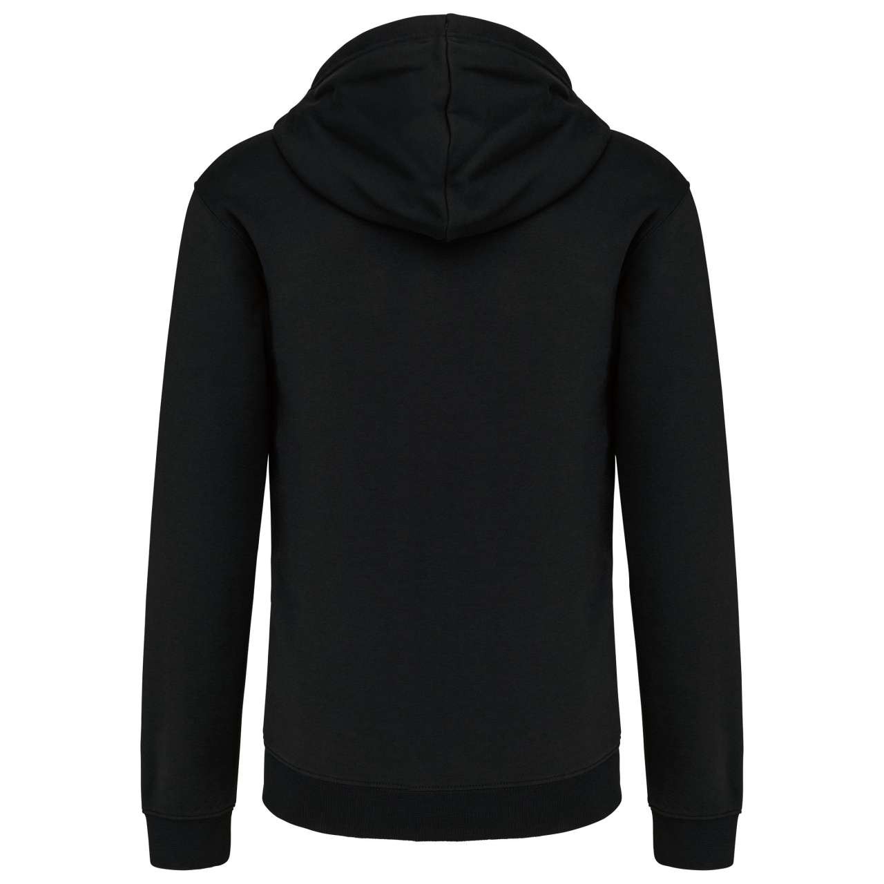 MEN'S CONTRAST HOODED FULL ZIP SWEATSHIRT