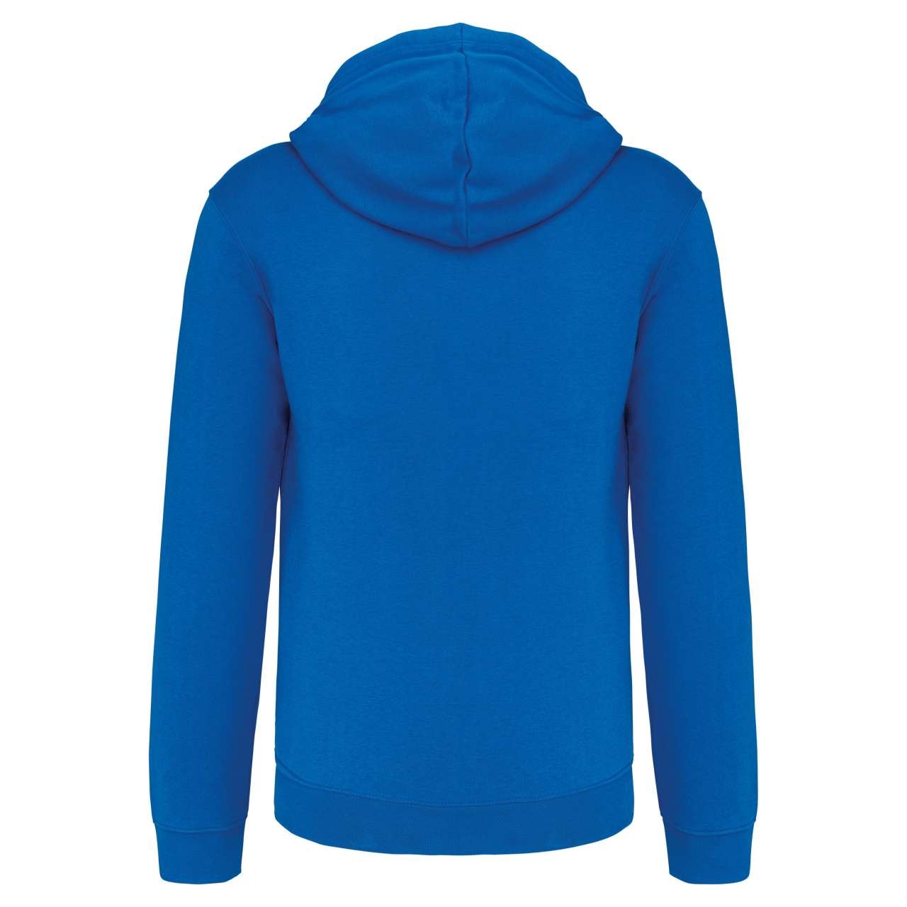 MEN'S CONTRAST HOODED FULL ZIP SWEATSHIRT